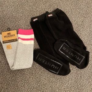 Knee-High Socks for Hunter Boots, size 6-9